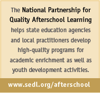 What is the National Partnership of Quality Afterschool Learning? 
