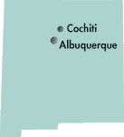 map of Cochiti