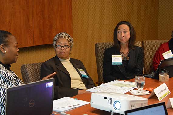 Jenelle Leonard, US Department of Education, Rhonda Muhammad and Wendy Edney